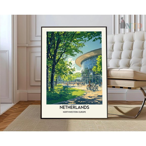 Netherlands Print, Netherlands Wall Art, Netherlands Poster, Netherlands Photo, Netherlands Poster Print, Amsterdam Netherlands Wall Art, Modern Wall Decor, 8x12 UNFRAMED