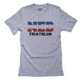 thumbnail image 1 of Netherlands Triathlon - Olympic Games - Rio - Flag Men's Grey T-Shirt, 1 of 2