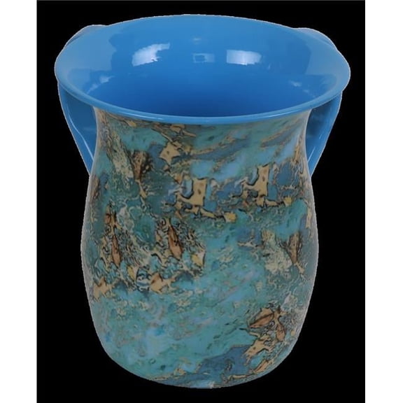 Netila 59750 Blue & Beige Marble Washing Cup