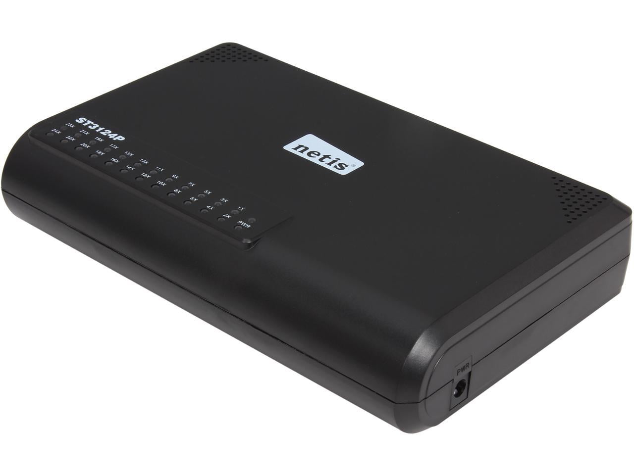 Netis 24 Port Fast Ethernet Switch - 24 Ports - 10/100Base-TX - 2 Layer Supported - Rack-mountable