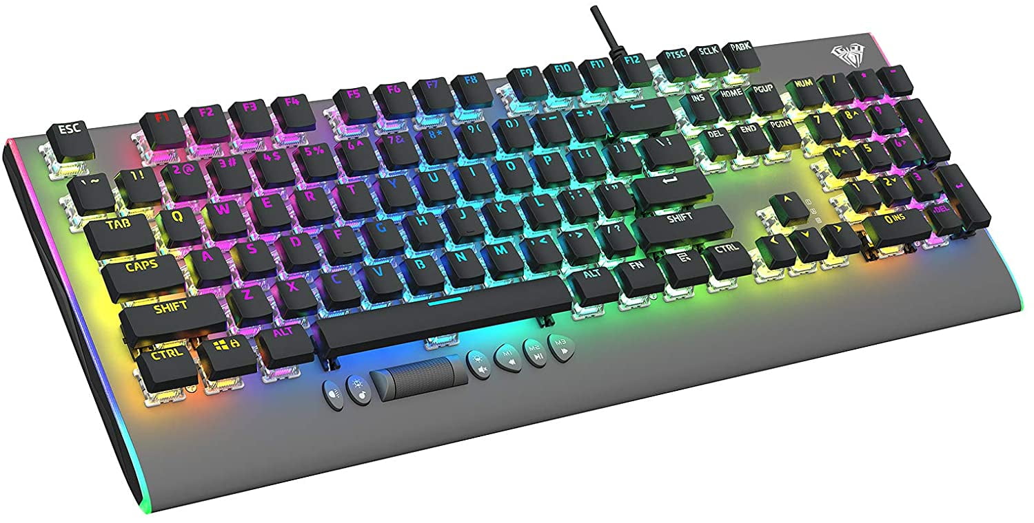 Netis K3101 Wired Mechanical Gaming Keyboard Rainbow Backlit