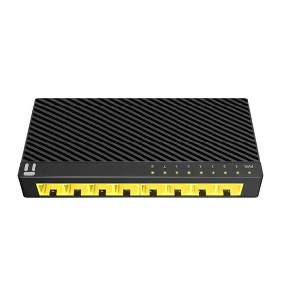 Netis ST3108GC 8 Port 10/100/1000Mbps Gigabit Desktop Switch | Fanless Quiet Design