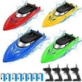 thumbnail image 1 of Netjett NC21741 2.4 GHz Radio Control Boat with Remote Control for Pools & Lakes - Pack of 4, 1 of 1