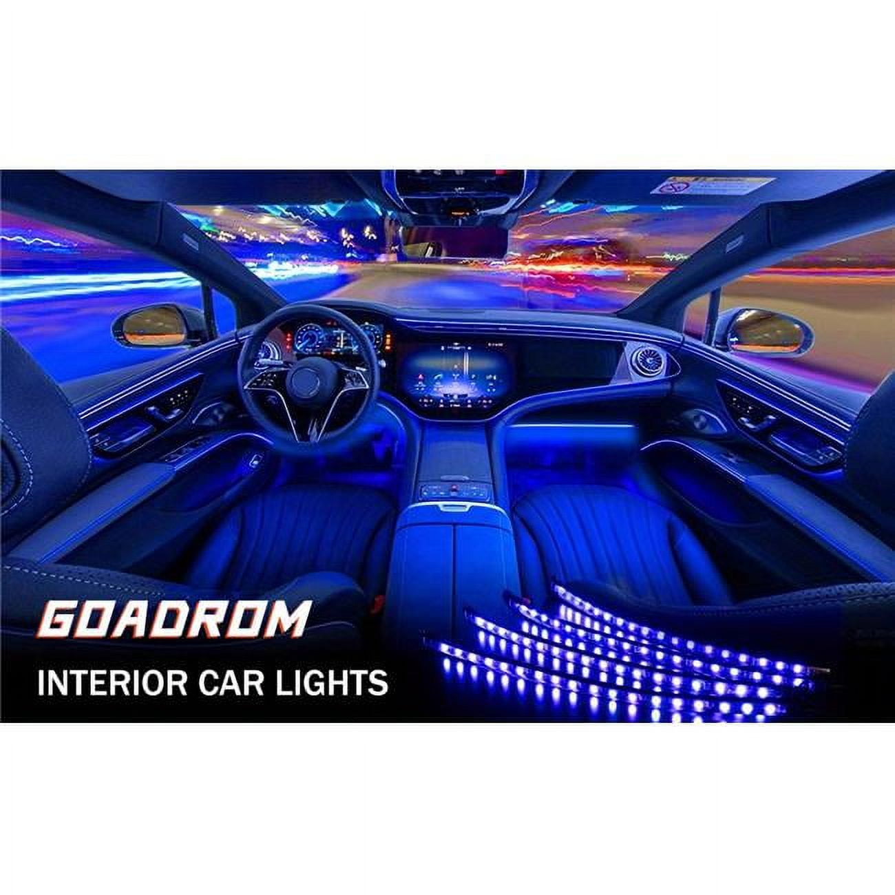 Netjett NT31444 12V DC LED Multicolor Car LED Strip Lights