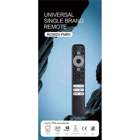 Netjett NT32407 RC902V FMR1 Voice TV Remote Control for TCL 8K QLED Smart TV