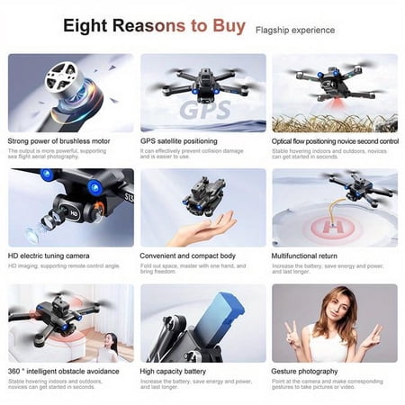 Netjett NT32591 S136 Brushless GPS Obstacle Avoidance Drone Toy