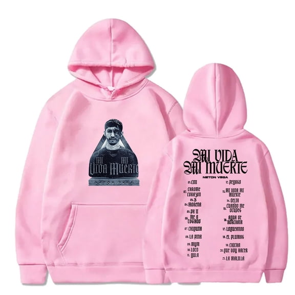 Neton Vega Mi Vida Mi Muerte Merch Hoodies Cosplay Unisex Fashion HipHop Sweatshirts Pullovers