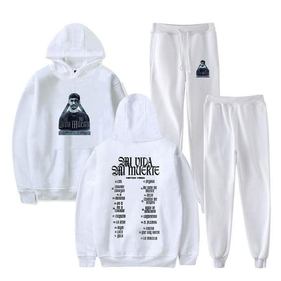 Neton Vega Mi Vida Mi Muerte Merch Hoodies Jogger Pants Cosplay Unisex Fashion Streetwear Set