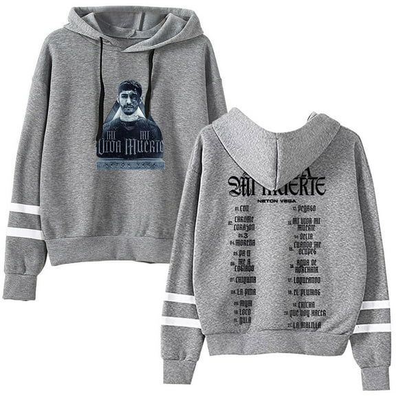 Neton Vega Mi Vida Mi Muerte Merch Pullover Pocketless Parallel Bars Sleeve Streetwear