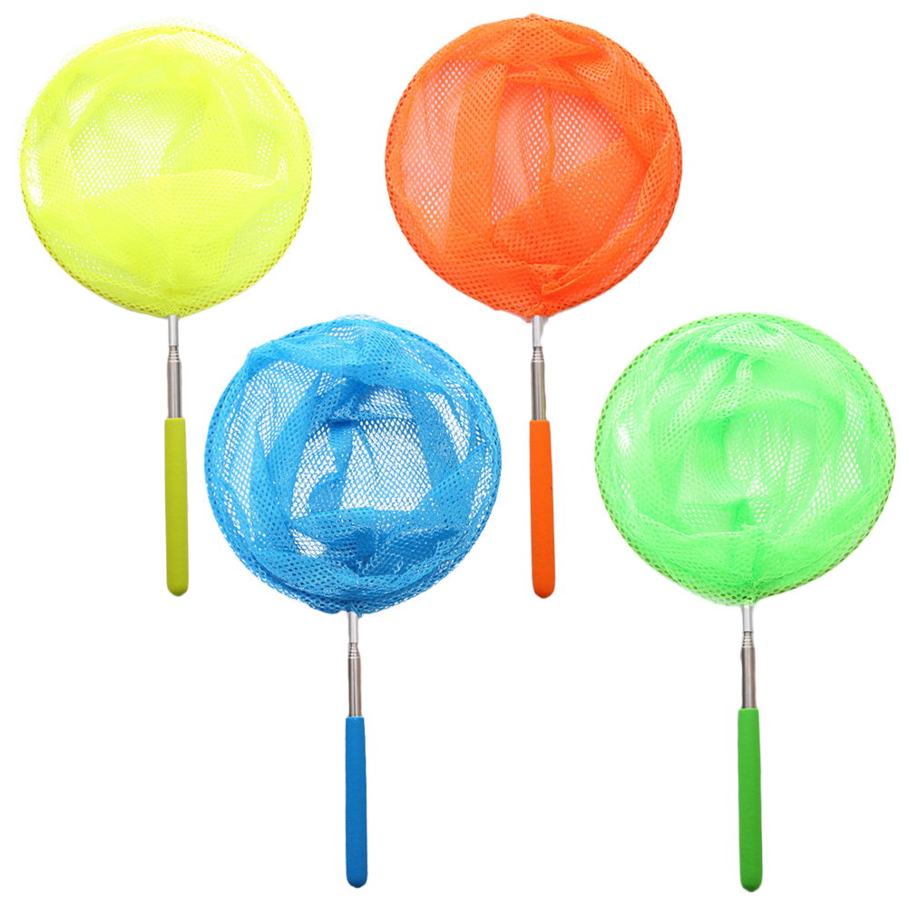 1 Extendable Kids Telescopic Butterfly Net Toy Catching Bugs Insect