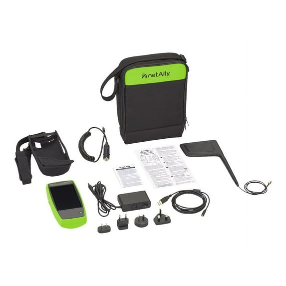 Netscout Aircheck G2 Wireless Tester - Wireless Connectivity Testing, Wireless Troubleshoot, Network Testing, Wireless Signal Strength Testing, Mismatched Wiring Testing, Network (aircheck-g2-kit)