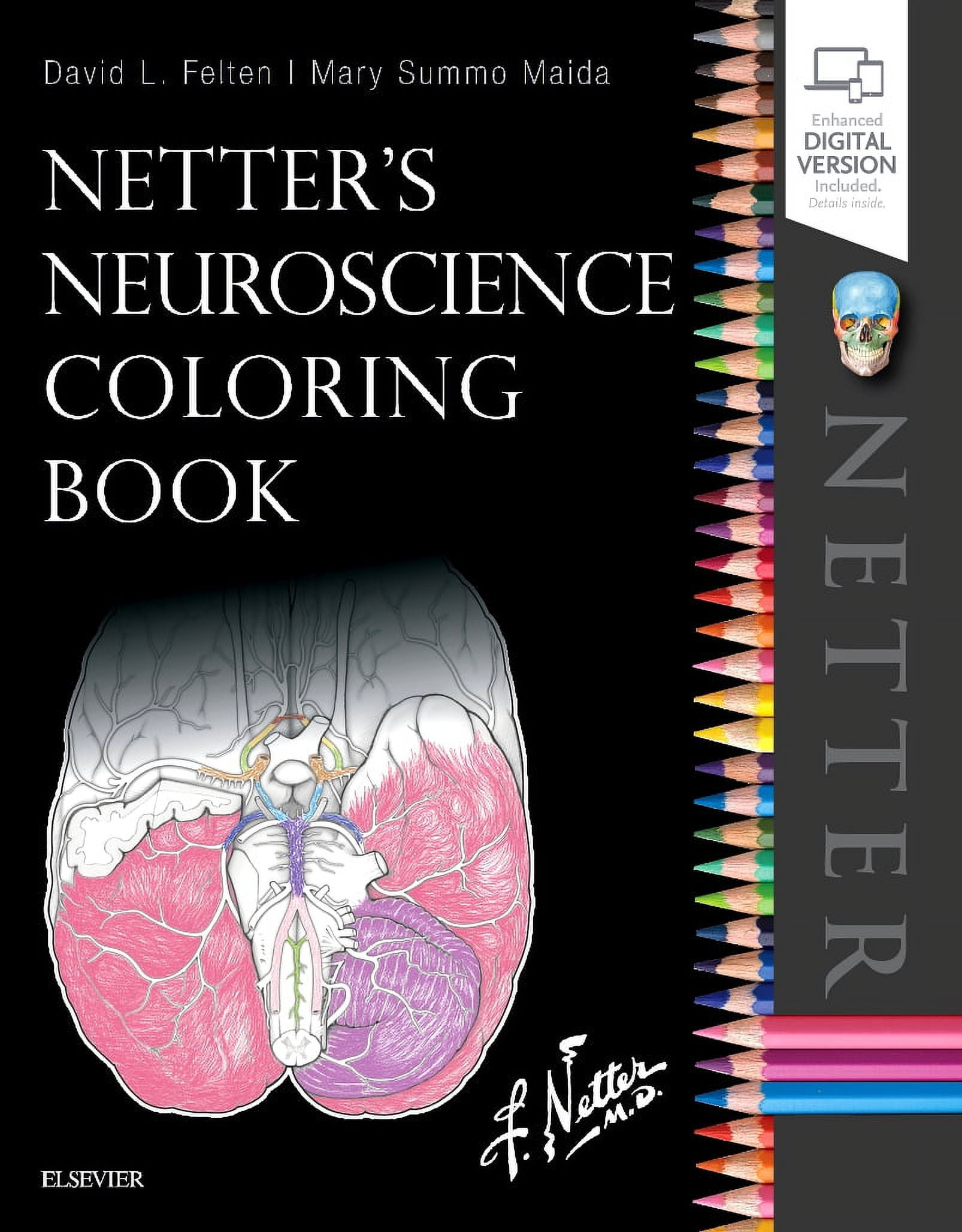 DAVID L FELTEN; MARY E MAIDA Netter's Neuroscience Coloring Book