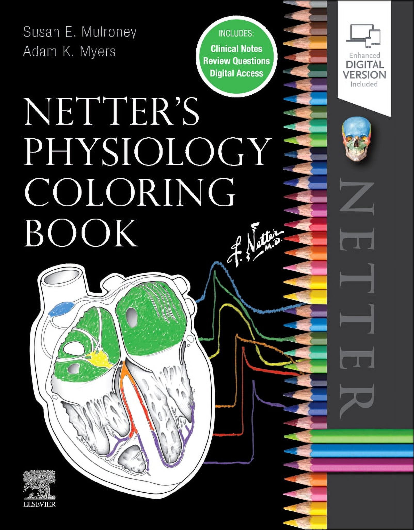 Netter's Physiology Coloring Book - Walmart.com