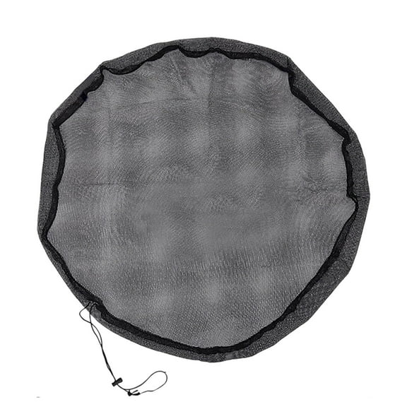 Netting Cover for Outdoor Water Tanks and Pools Leaves Debris with Secure Straps Durable Polyester Mesh