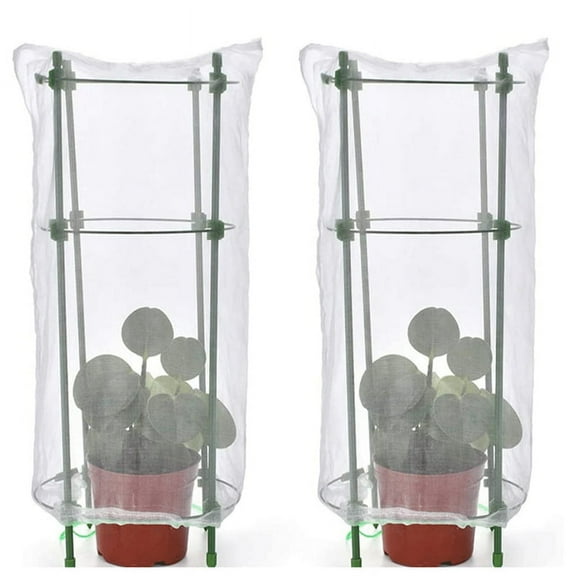 Netting Mesh with Drawstring ,Garden Bug Netting Plant Cover for Protect Plant Flok2045