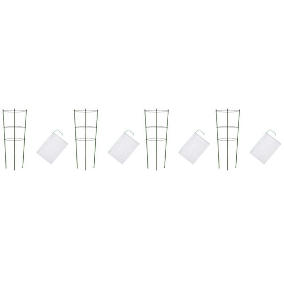 Netting Mesh with Drawstring ,Garden Bug Plant Cover for Protect Flower From Insect Bird 4Pcs