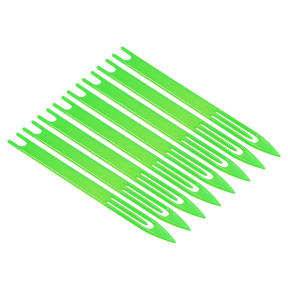 Netting Needle Shuttles 7#, 8 Pack Plastic Fishing Net Repair Tool, Green