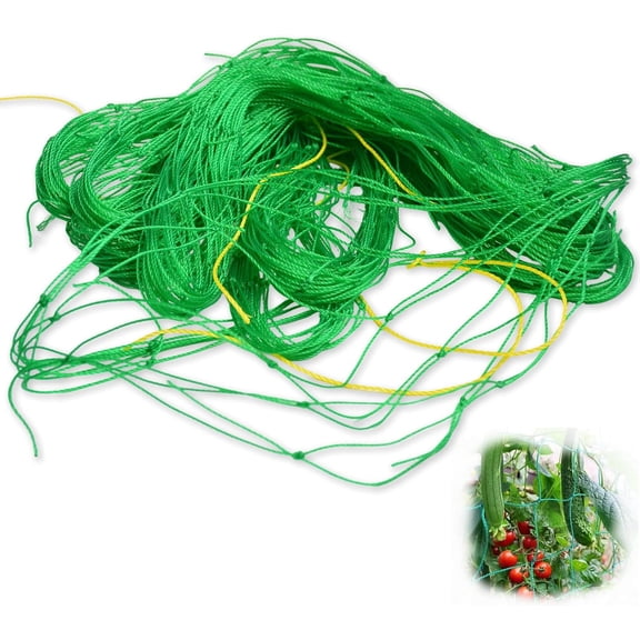 Netting for Plants, Sweet Pea Plant Support Netting for Garden Climbing Plants, Trellis Net for Runner Bean Vegetables Fruits (3.6m X 1.8m)