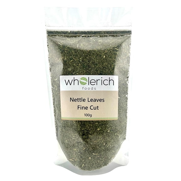 Nettle Leaves Fine Cut 100g - Wholerich Foods