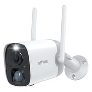 Netvue Outdoor Security Camera, 2K Surveillance Cameras Wireless Wifi Battery with AI - Only for 2.4GHz