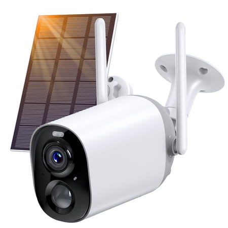 Netvue Solar Outdoor Security Camera Wireless Home Surveillance Camera - Only for 2.4GHz Wifi