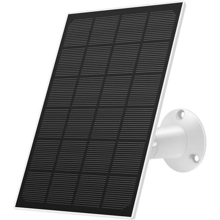 Netvue Solar Panel for Outdoor Security Camera, Compatible with Rechargeable Battery Micro USB Port