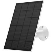 Netvue Solar Panel for Outdoor Security Camera, Compatible with Rechargeable Battery Micro USB Port