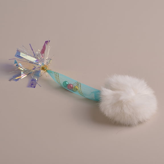 Network Administrator Colorful Tail Cats Self-Absorption Play Toy, Stimulates Hunting Instincts & Curiosity, Safe Interactive Teaser For All Cat Ages