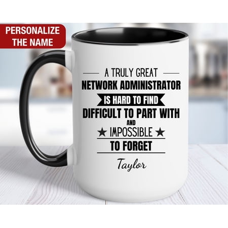 Network Administrator Personalized Gift Network Administrator Thank You Mug Network Admini