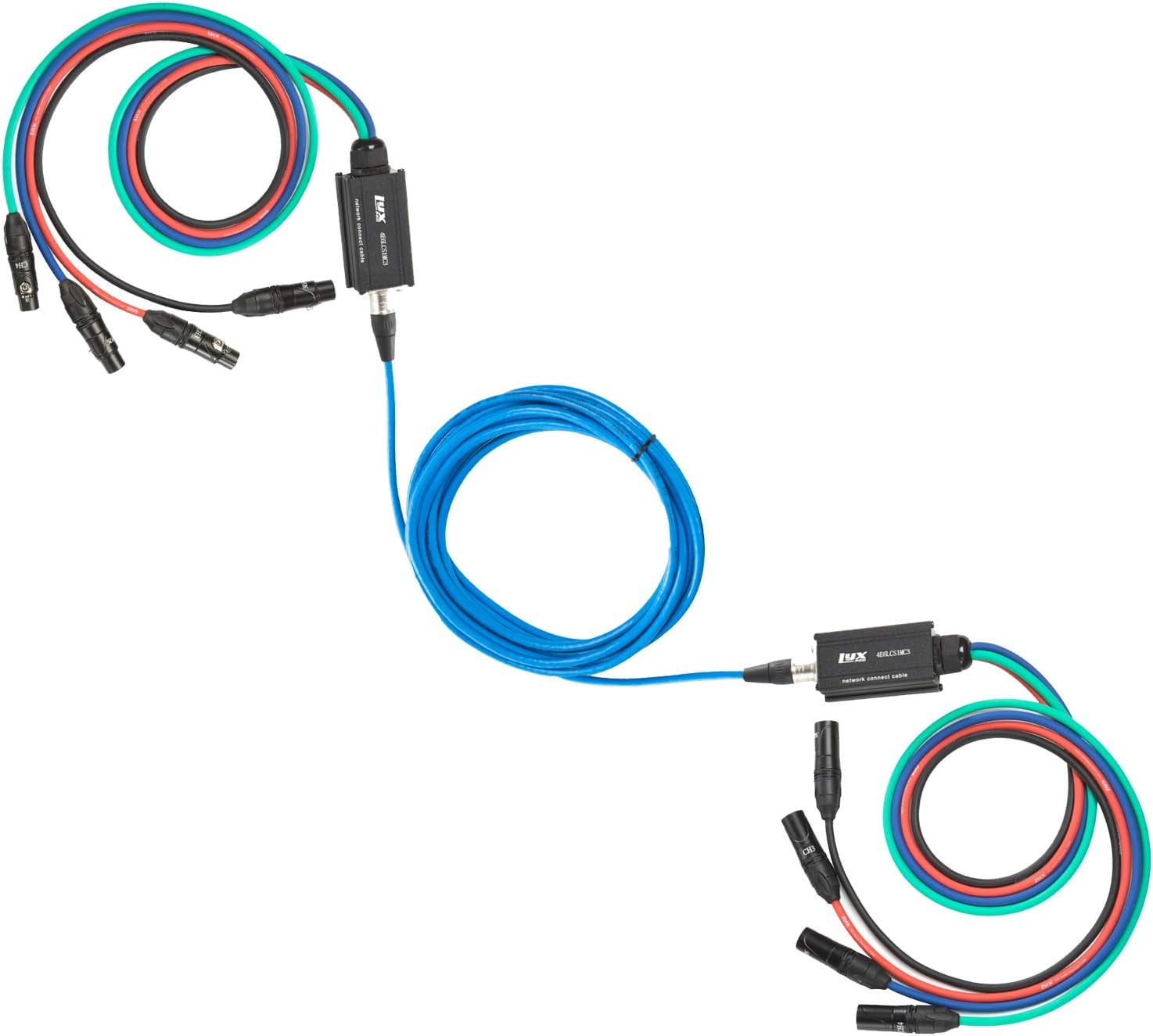 Network Breakout for Stage & Recording Studio 4Channel XLR to Single 6