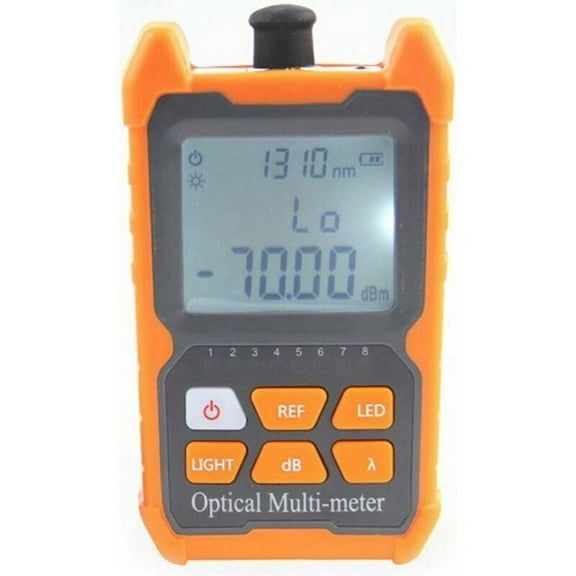 Network Cable Diagnostic Tool for Optical Networks LED-Enhanced Fiber Optic Power Meter & Cable Tester