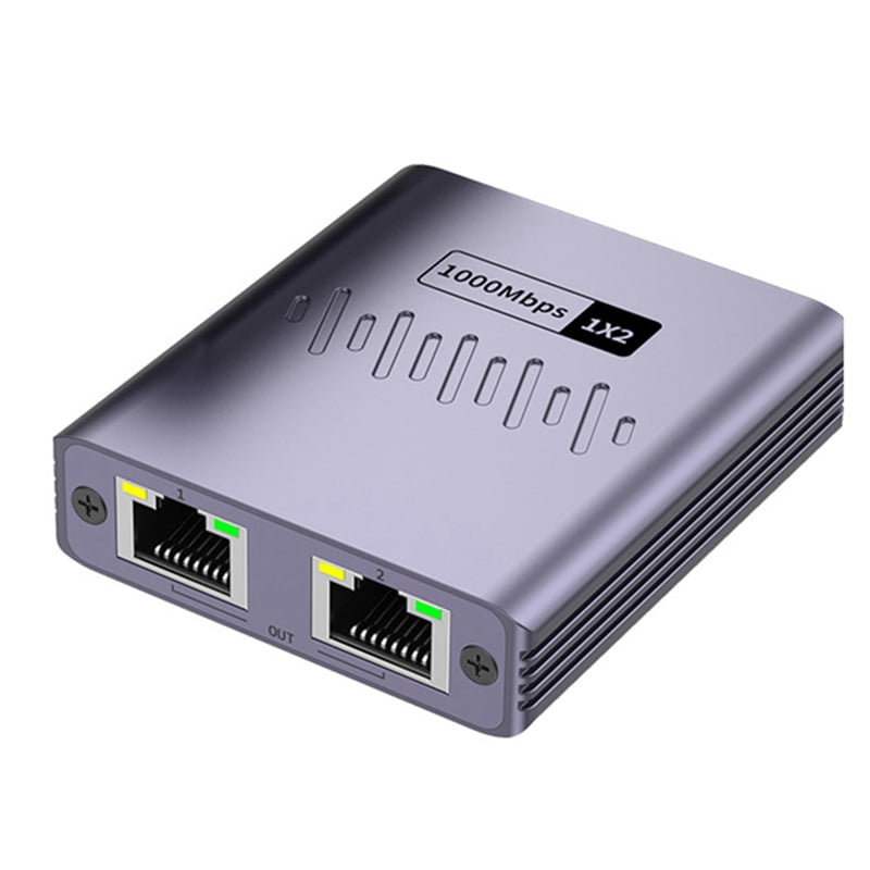 Network Cable Splitter, Gigabit Network Port, One to Two Allocation