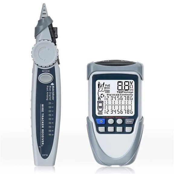 Network Cable Tester LAN Line Finder PoE Test Digitalized Cable Tracing Breakpoint Ethernet Cable Checking ,circuit check