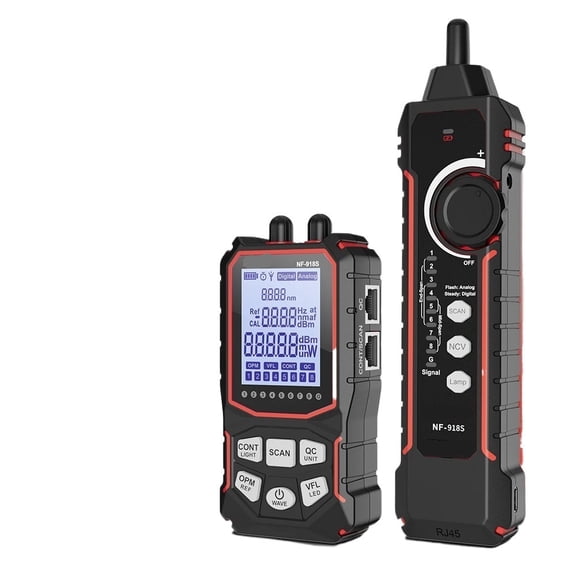Network Cable Tester LCD Display Cable Tracker POE Optical Power Meter Visual Fault Locator ,Quality Assurance