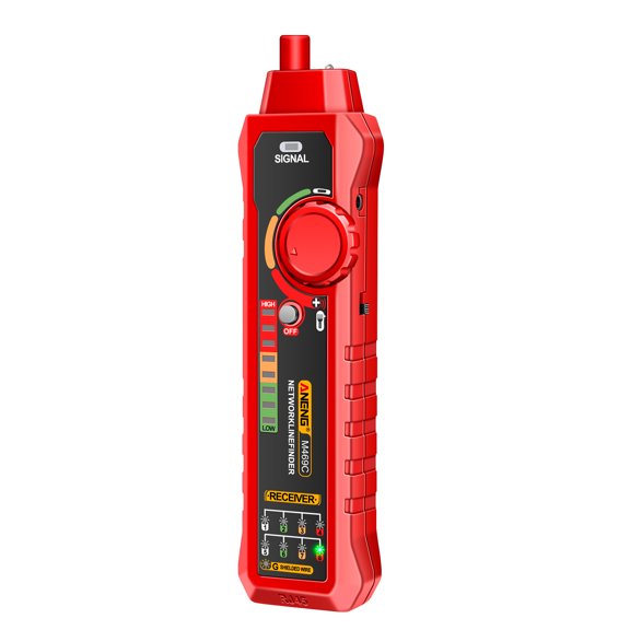 Network Cable Tester,Network Cable Wire Receiver Rj45 Rj11 Cable Tester Wire Tester Network Cable M469c Lan Receiver Tool Network Red