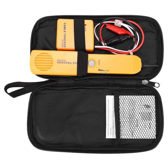 Network Cable Tester, Portable Telephone Line Finder RJ11 Network Short Circuit Tester RJ11 Cable Tracke