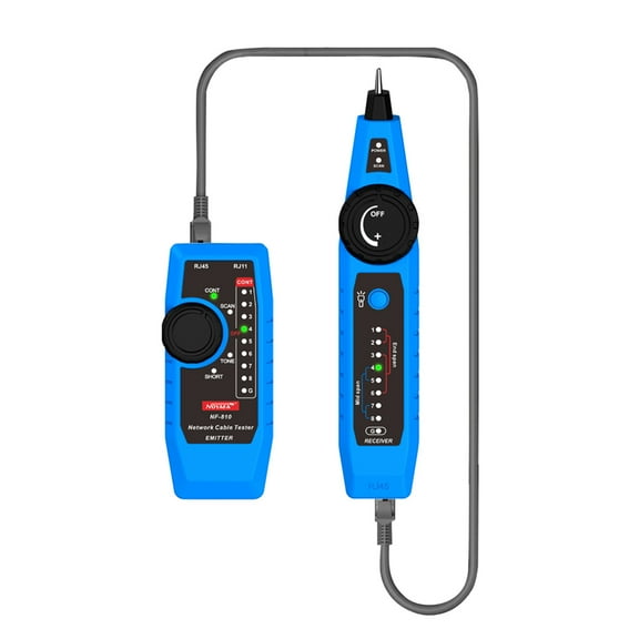 Network Cable Tester,Rj11 Rj45 Cat5 Network Cable Tester Cable Function Wire Rj45 Cat5 Cat6 Wiremap Poe Tel Tool Cat6 Lan Cable Cat5 Cat6 Lan Tel Line With Lan Cable Function Line With Led