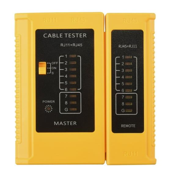Network Cable Tester Test Tool RJ45 RJ11 RJ12 CAT5 CAT6 UTP USB LAN Wire Ethernet Tester(Battery Not Included)