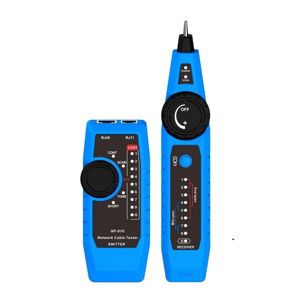 Network Cable Tester Wire Tracker Rj11 Rj45 Cat5 Cat6 Telephone Tracer Wire Cable Lan Line Finder ,circuit check