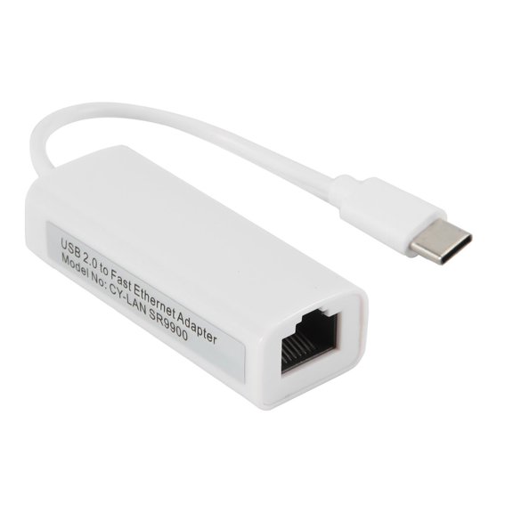 Network Card USB Type-C to Rj45 100M Driver-Free Network Card Converter Network Cable Adapter Ethernet Adapter A