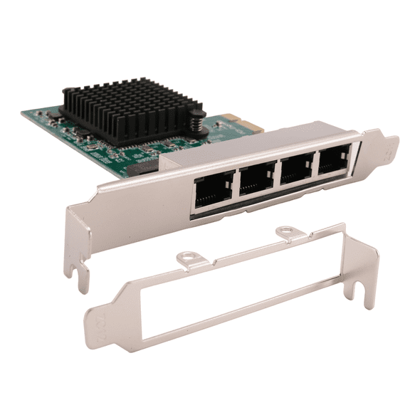 Network Cards Network/Ethernet/Lan Adapter PCI-E Card Realtek RJ45 Internet Ethernet Gigabit 4 Port