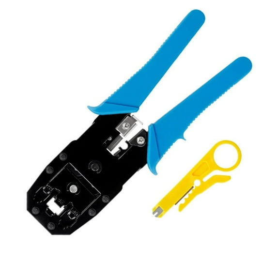 Network Crimping 3in1 Tool Kit With Wire Stripper Maintenance Repair Tools, Crimping Hand Tools For RJ11(6P4C)/RJ12(6P6C)/RJ22(4P4C/4P2C)/RJ45(8P8C) Connectors