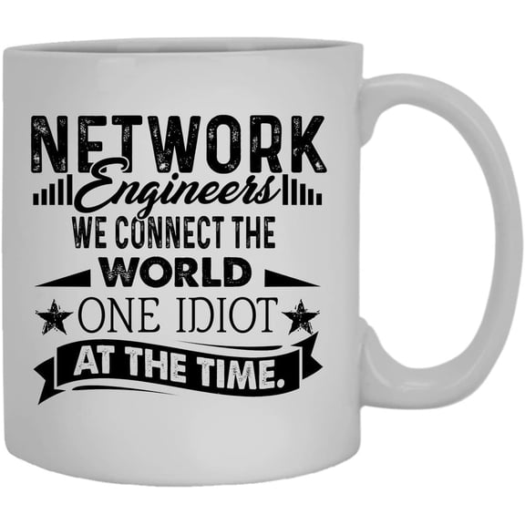 Network Engineer Connect Coffee Mug, Green Tea Cup, Teacup 11 oz