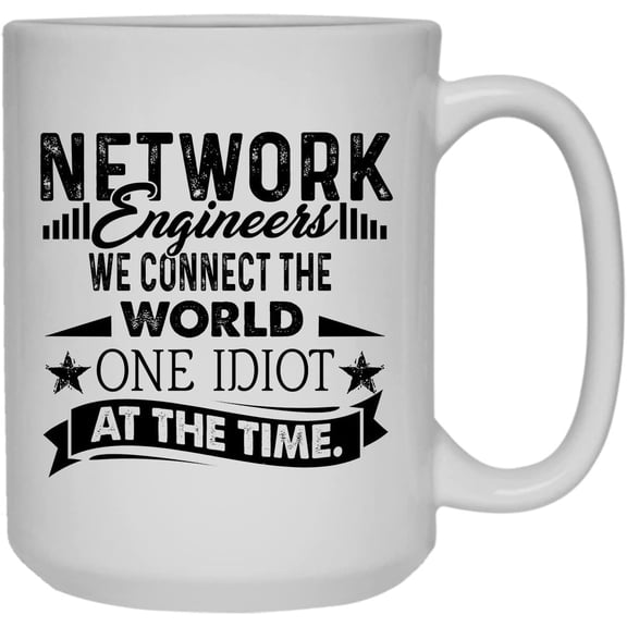 Network Engineer Connect Coffee Mug, Green Tea Cup, Teacup 15 oz