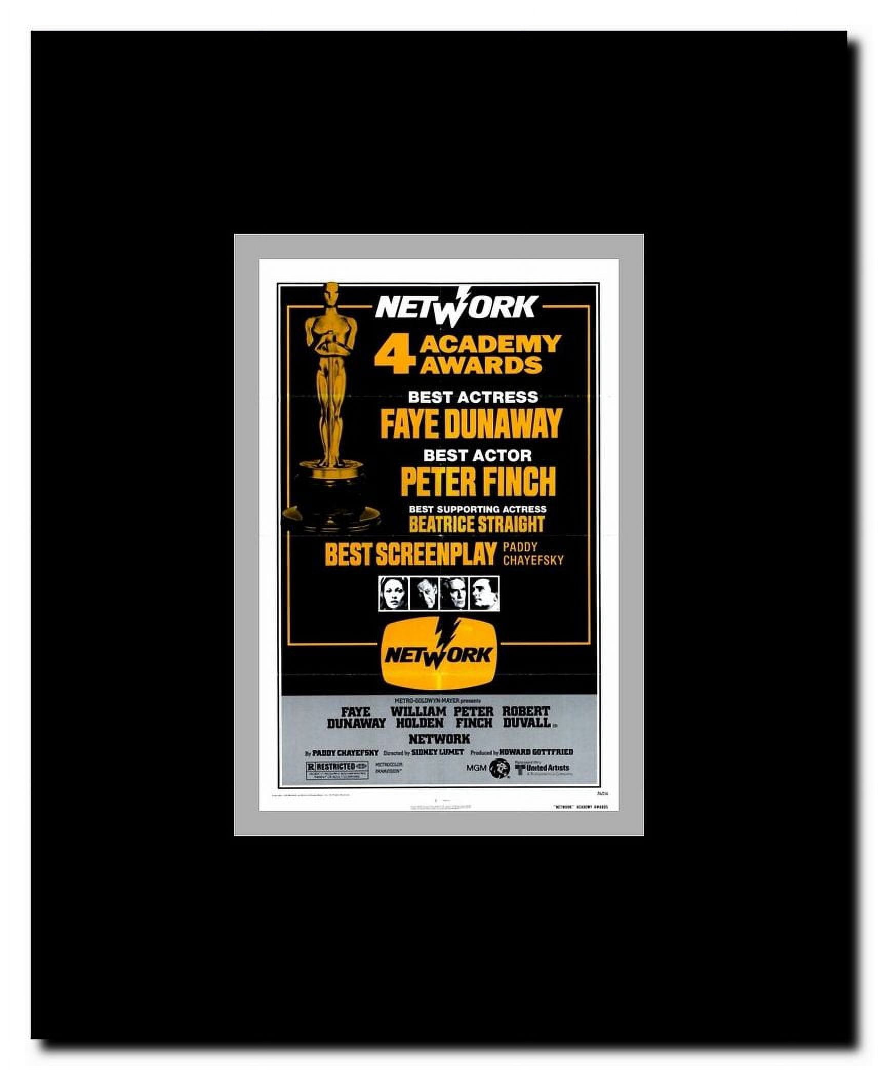 Network Framed Movie Poster