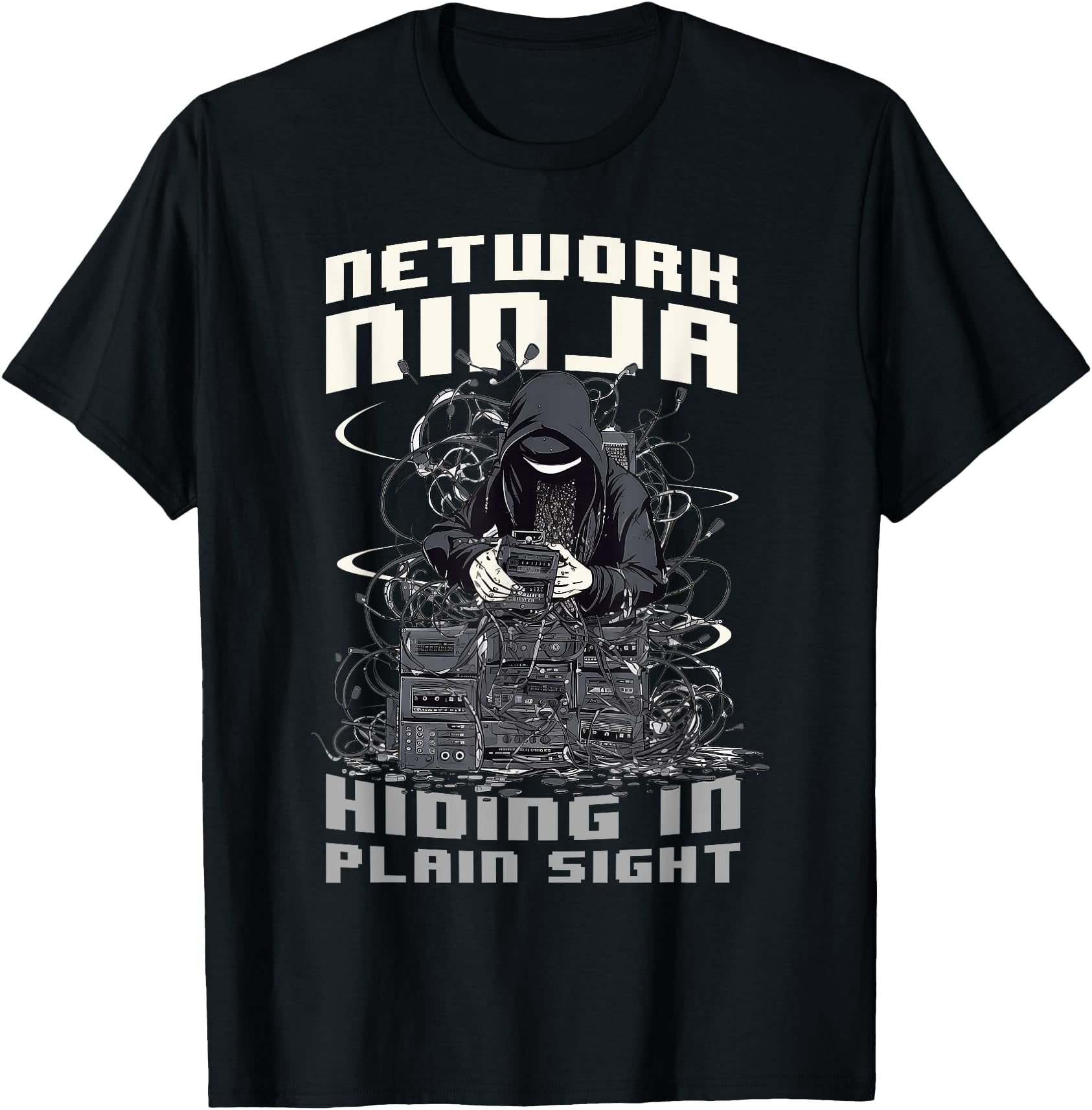 Network Ninja Funny Networking Quote Computer Engineer T-Shirt ...