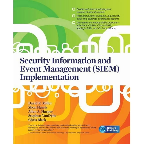 Network Pro Library Security Information and Event Management (SIEM) Implementation, (Paperback)
