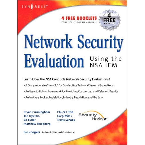 Pre-Owned Network Security Evaluation Using the Nsa Iem (Paperback) 1597490350 9781597490351