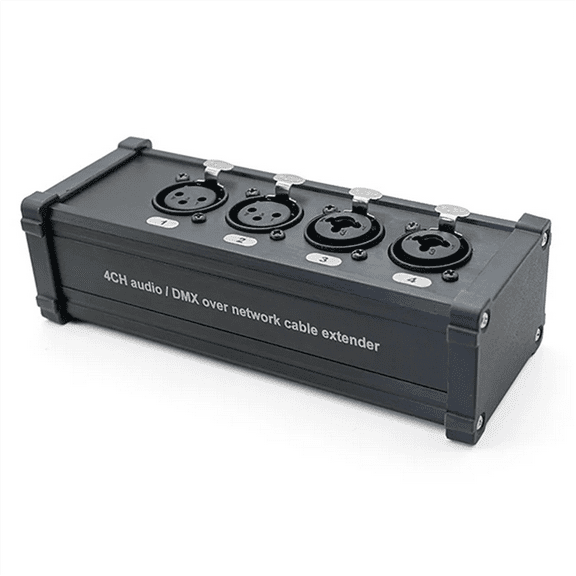 Network Signal Extender Light Conversion Digital Network Cable to Analog Signal Distribution Transmission Box(C)