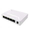 thumbnail image 1 of Network Switch 5 Port 100/1000Mbps Gigabit Network Ethernet Switch Adapter Fast RJ45 Ethernet Switcher LAN Hub US Plug, 1 of 8